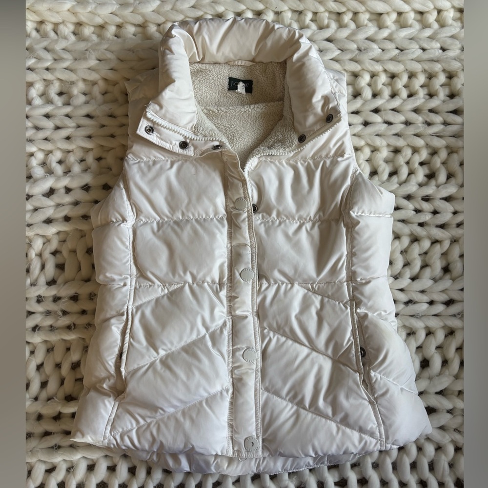 J Crew down vest
